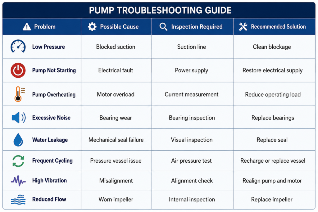 Pump Troubleshooting Guide