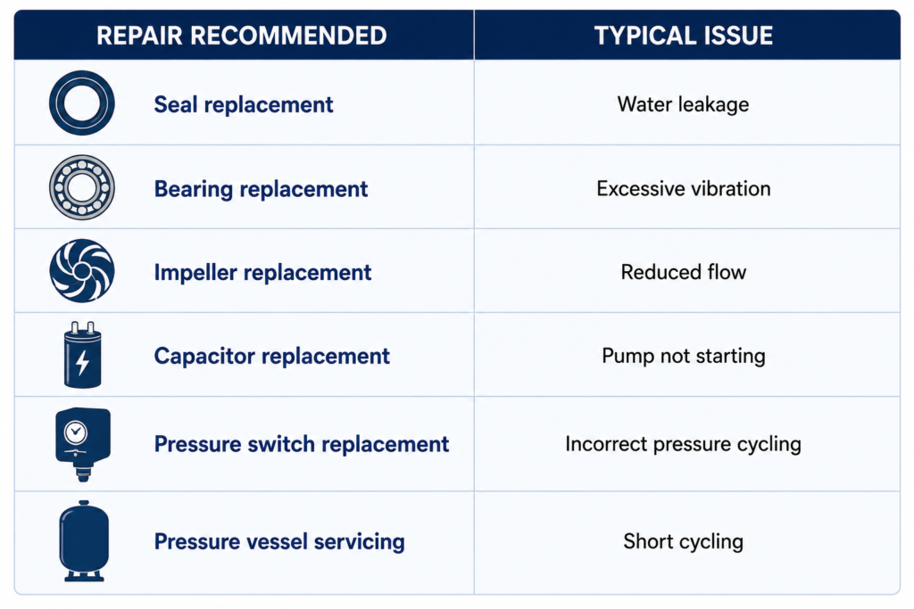 When Should a Pump Be Repaired