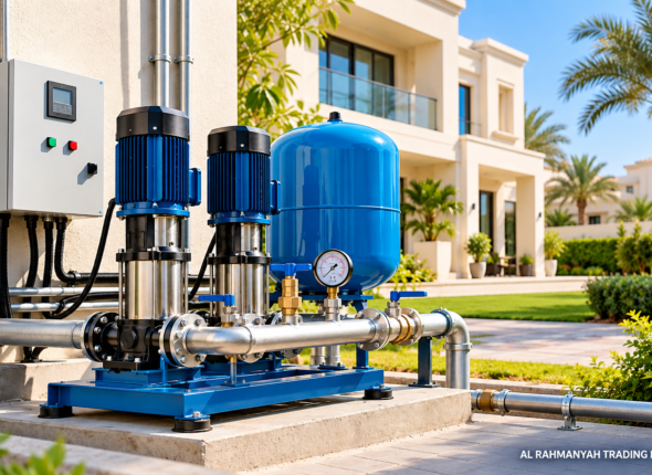Villa Water Booster System Installation