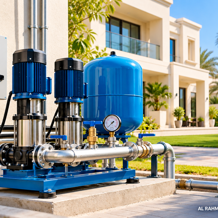 Villa Water Booster System Installation